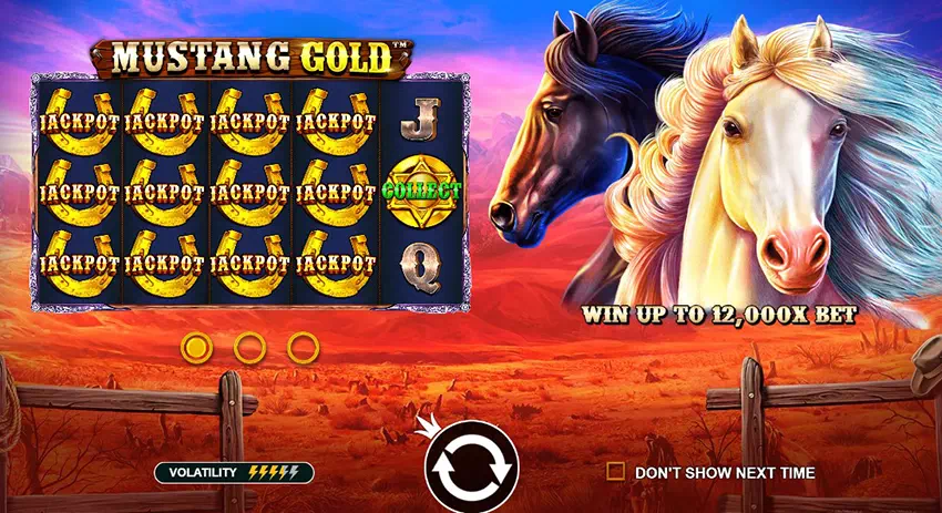 Игровой автомат Mustang Gold Pragmatic Play Играть в Riobet Casino