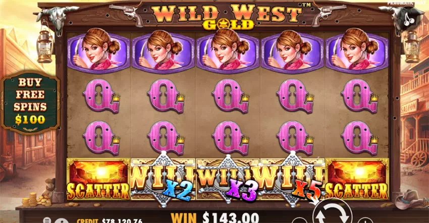 Онлайн слот Wild West Gold (Pragmatic Play) Играть бесплатно в Riobet Casino